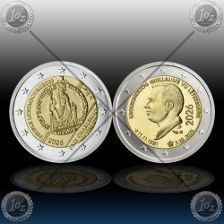 2 x 2 EVRO LUKSEMBURG 2026 "Award + Birthday" UNC